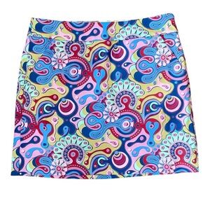 Loudmouth Classic Golf Skort In Mayor Of Twinkle Town Women’s Size 4